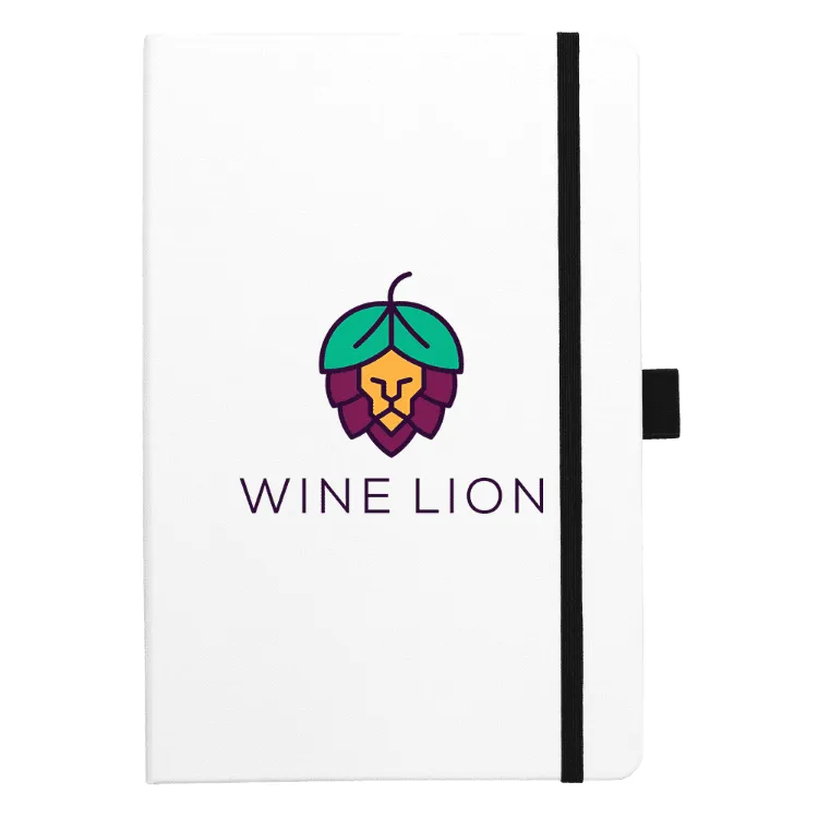 Picture of Nova White Bound JournalBook w/ Coloured Accents