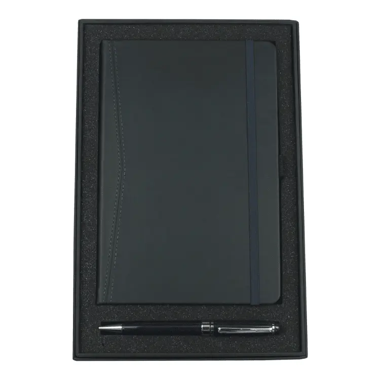 Picture of Gift Set w/ 9198 Pedova Pocket Bound JournalBook & 6002 Bristol Twist Ballpoint Pen