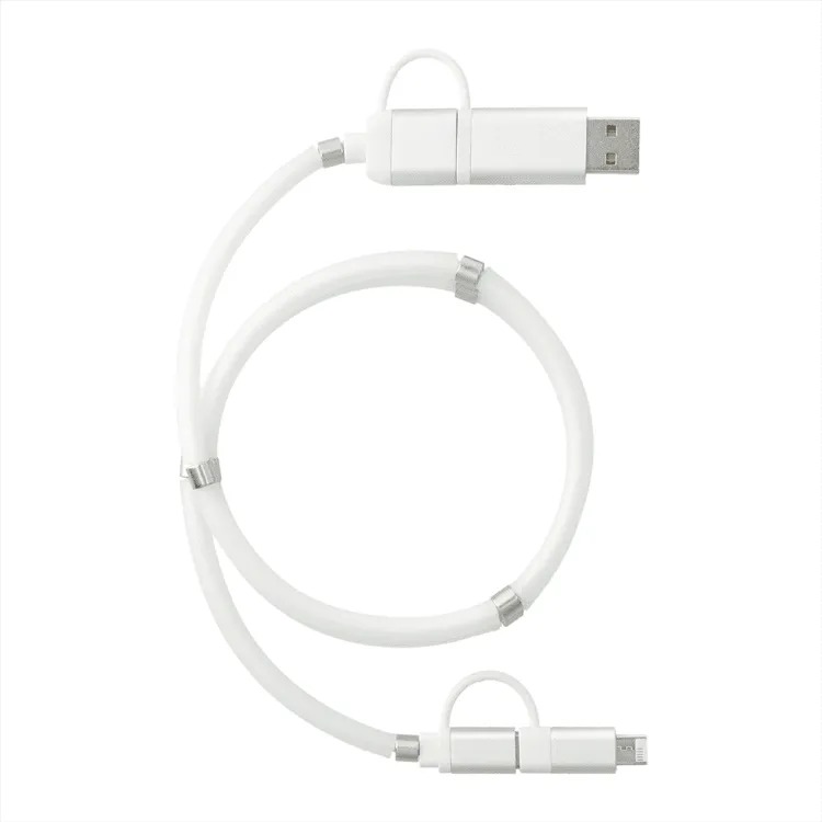 Picture of Whirl 5-In-1 Charging Cable w/ Magnetic Wrap