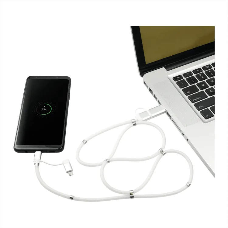 Picture of Whirl 5-In-1 Charging Cable w/ Magnetic Wrap