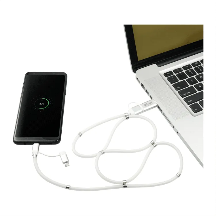 Picture of Whirl 5-In-1 Charging Cable w/ Magnetic Wrap