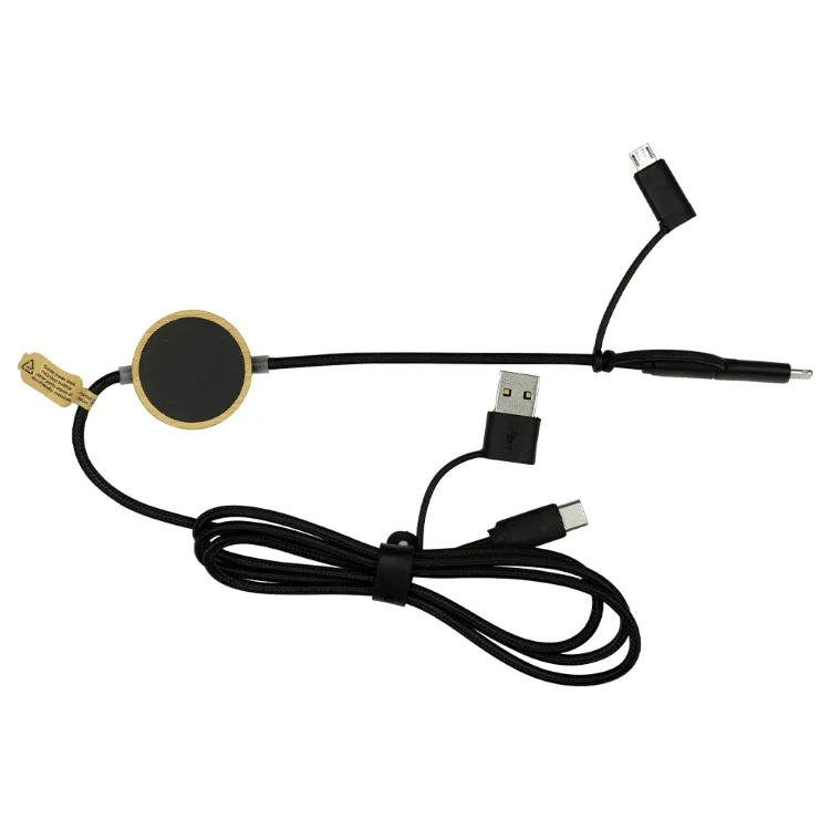 Picture of 120cm Recycled 6-In-1 Cable - w/ Micro Adaptor