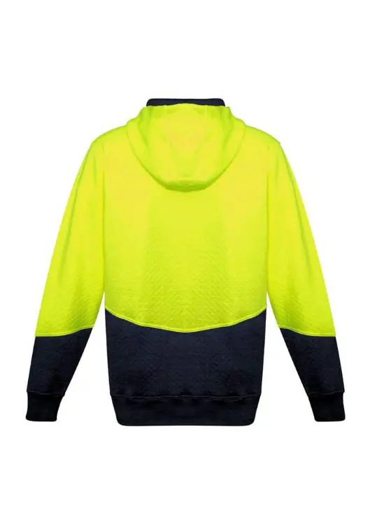 Picture of Unisex Hi Vis Textured Jacquard Full Zip Hoodie