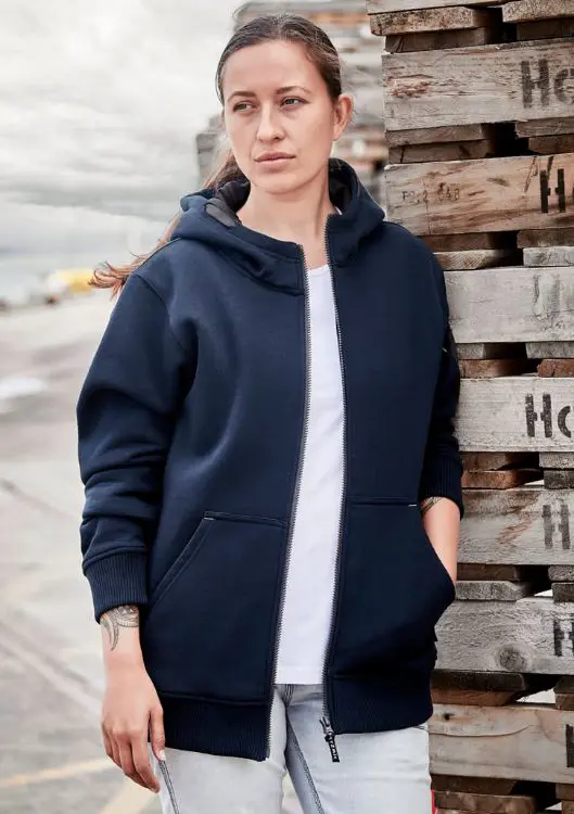 Picture of Unisex Zip Front Multi-Pocket Hoodie
