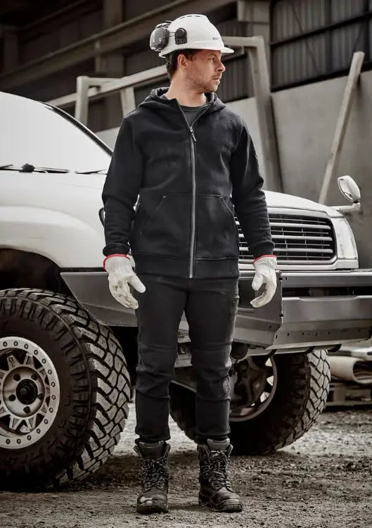 Picture of Unisex Zip Front Multi-Pocket Hoodie