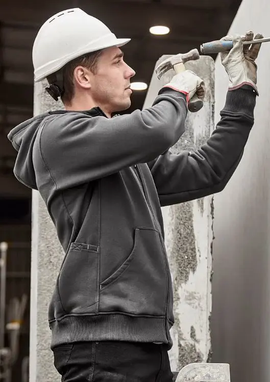 Picture of Unisex Zip Front Multi-Pocket Hoodie