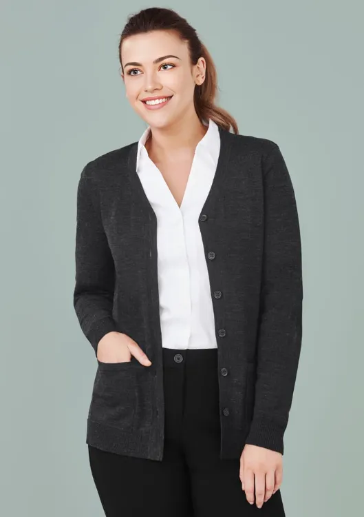 Picture of Womens Button Front Knit Cardigan