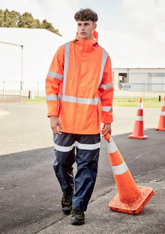 Picture of Mens Hi Vis X Back Heavy Duty Waterproof Jacket