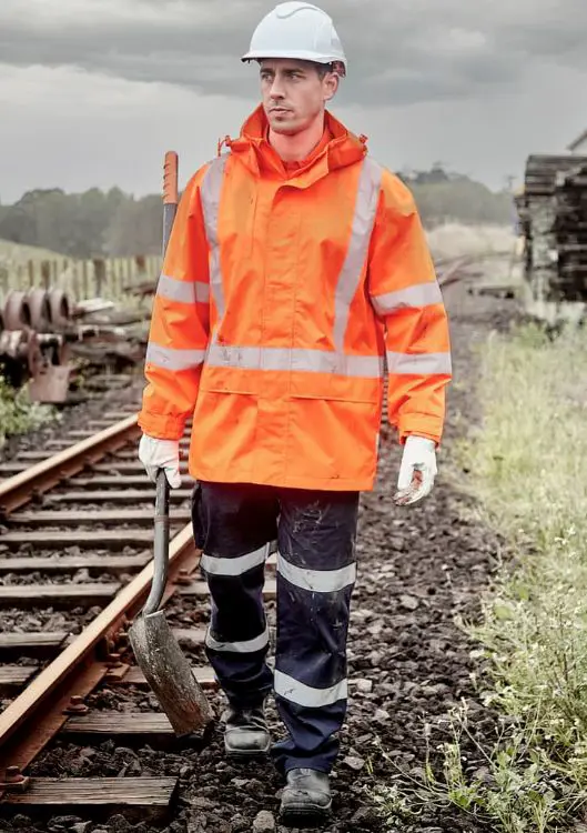 Picture of Mens Hi Vis X Back Ultralite Waterproof Jacket