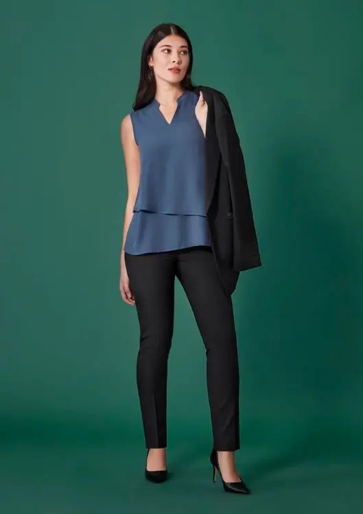 Picture of Womens Renew Mid-Waist Slim Leg Pant