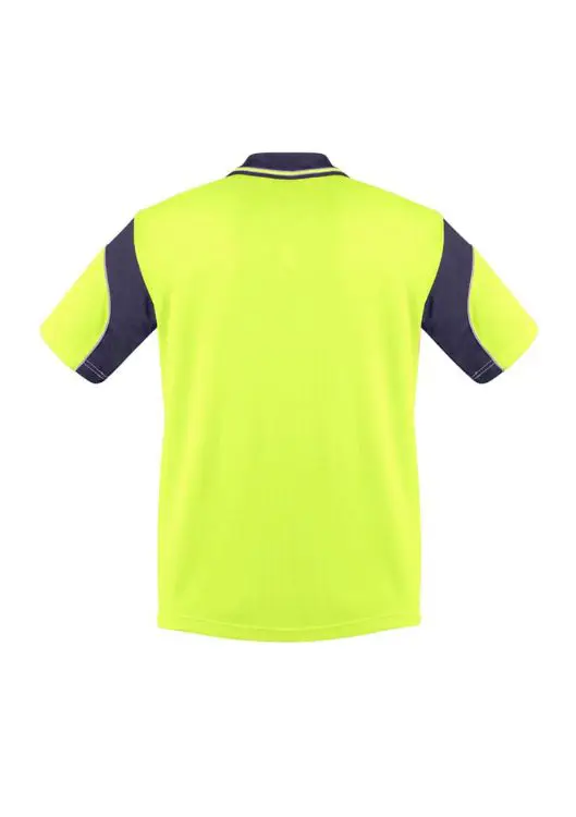 Picture of Mens Hi Vis Aztec Short Sleeve Polo