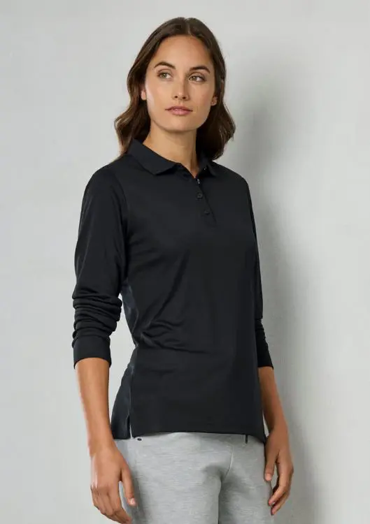 Picture of Womens Action Long Sleeve Polo