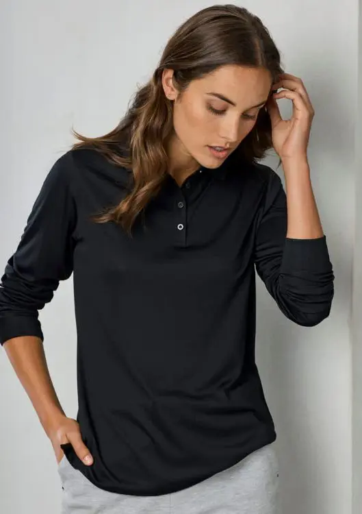 Picture of Womens Action Long Sleeve Polo