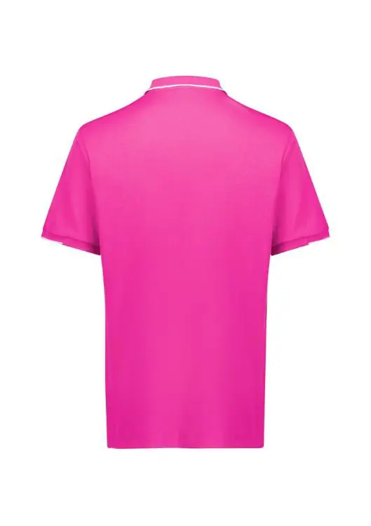 Picture of Mens Pink Short Sleeve Polo