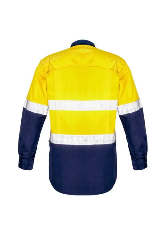 Picture of Mens Rugged Cooling Hi Vis Taped Long Sleeve Shirt