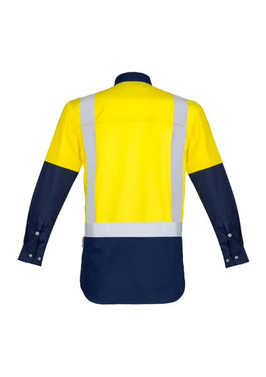 Picture of Mens Industrial Long Sleeve Shirt - Shoulder Taped