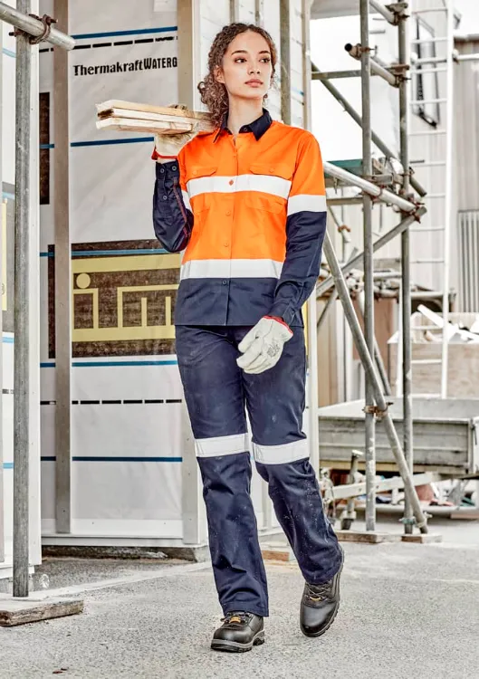 Picture of Womens Industrial Long Sleeve Shirt - Hoop Taped