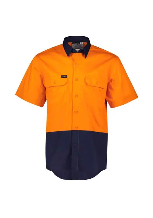 Picture of Mens Hi Vis Short Sleeve Shirt