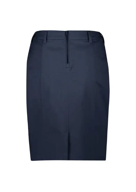 Picture of Womens Mid Waist Stretch Chino Skirt