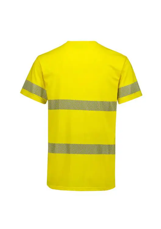 Picture of Mens Hi Vis Segmented Tape Cotton Tee Shirt