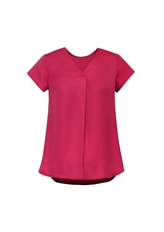 Picture of Womens Kayla V-Neck Pleat Blouse