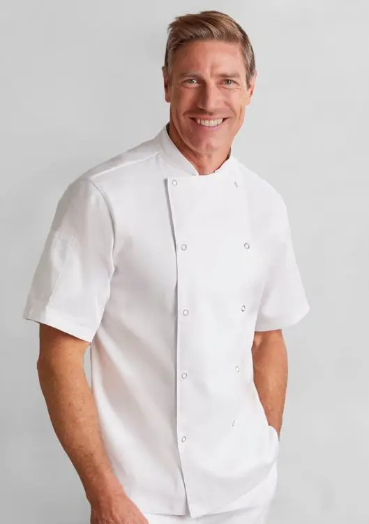 Picture of Mens Zest Short Sleeve Chef Jacket