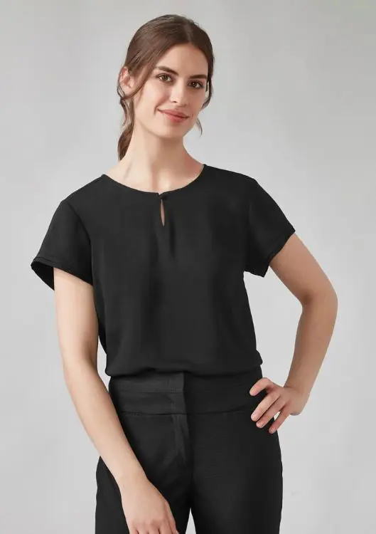 Picture of Womens Evelyn Short Sleeve Blouse