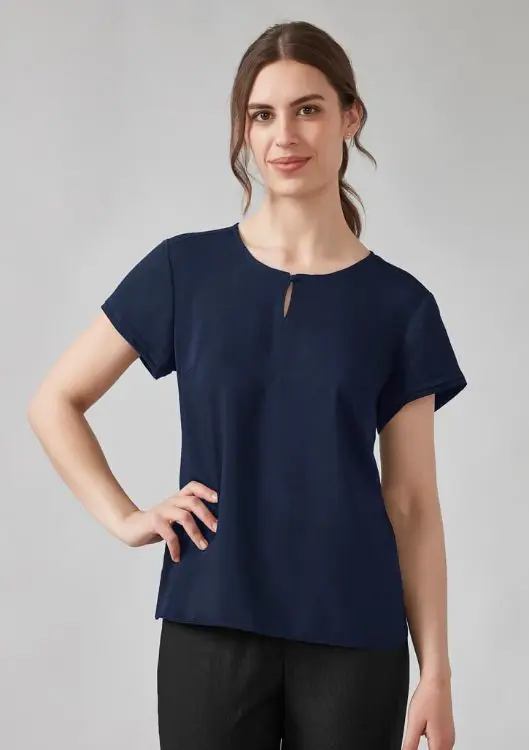 Picture of Womens Evelyn Short Sleeve Blouse