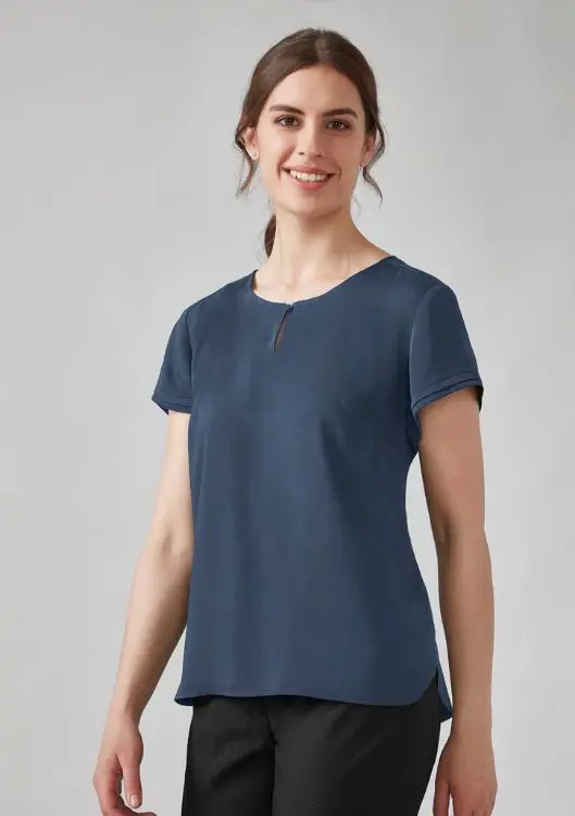 Picture of Womens Evelyn Short Sleeve Blouse