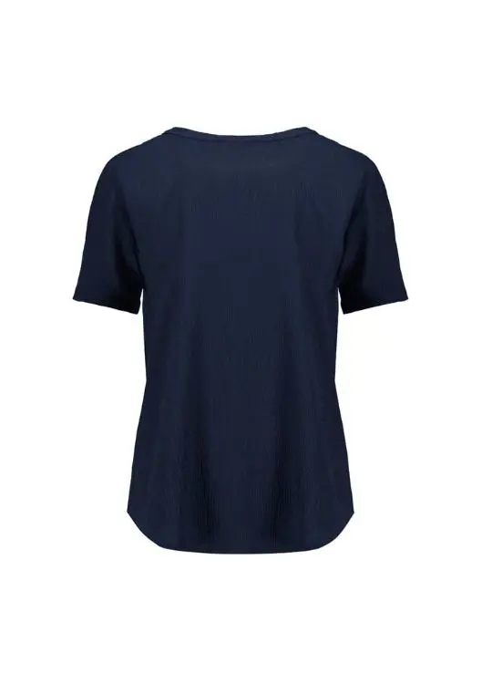 Picture of Womens Ruche Short Sleeve Blouse