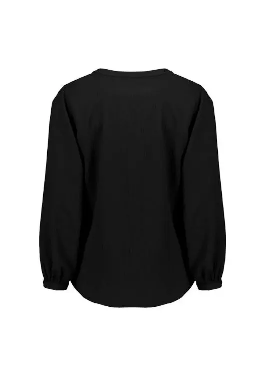 Picture of Womens Ruche Long Sleeve Blouse
