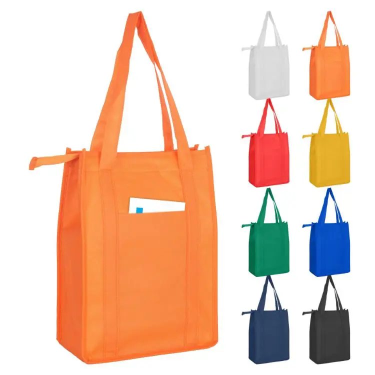 Picture of Non Woven Cooler Bag with Top Zip Closure