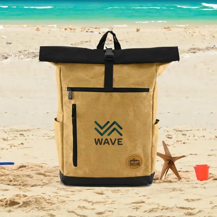 Picture of Seaside Kraft Paper Laptop Backpack