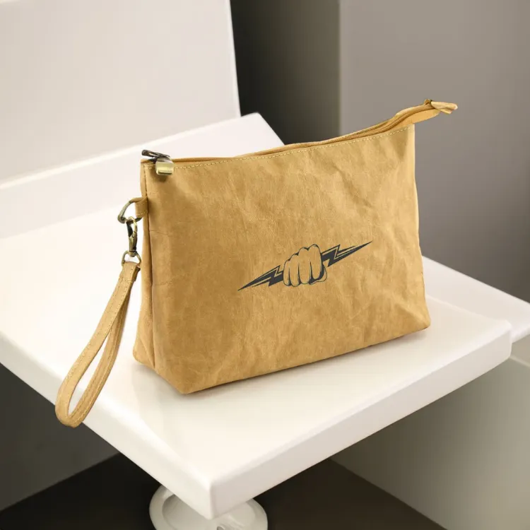 Picture of Miami Kraft Paper Cosmetic Bag