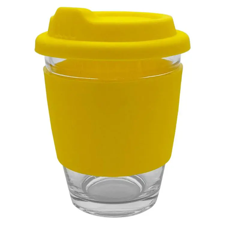 Picture of Carlo Glass Coffee Cup – Silicone