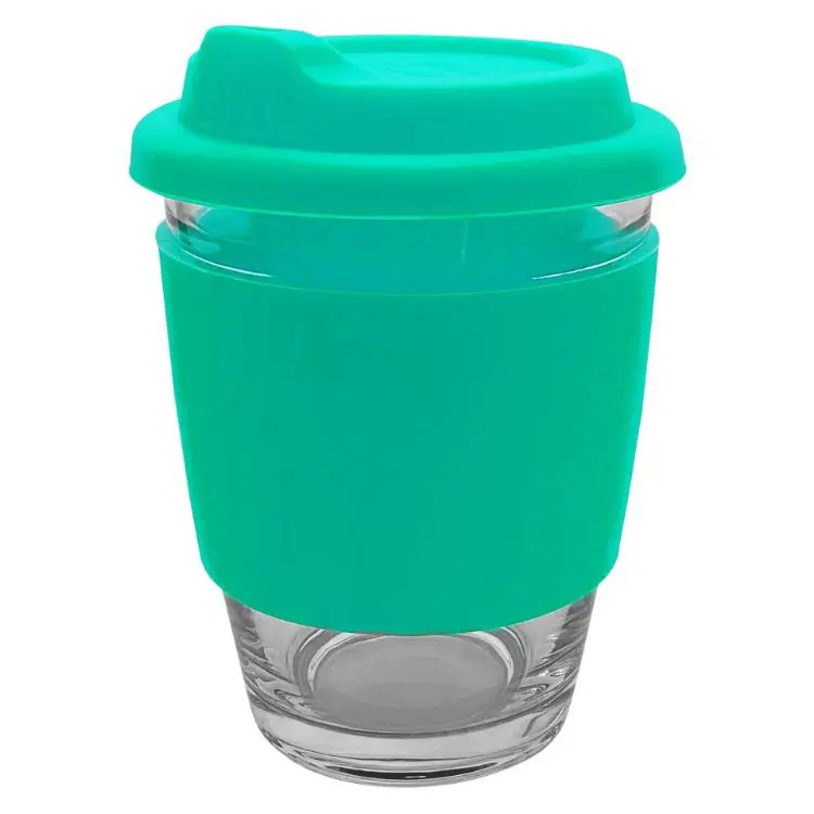 Picture of Carlo Glass Coffee Cup – Silicone