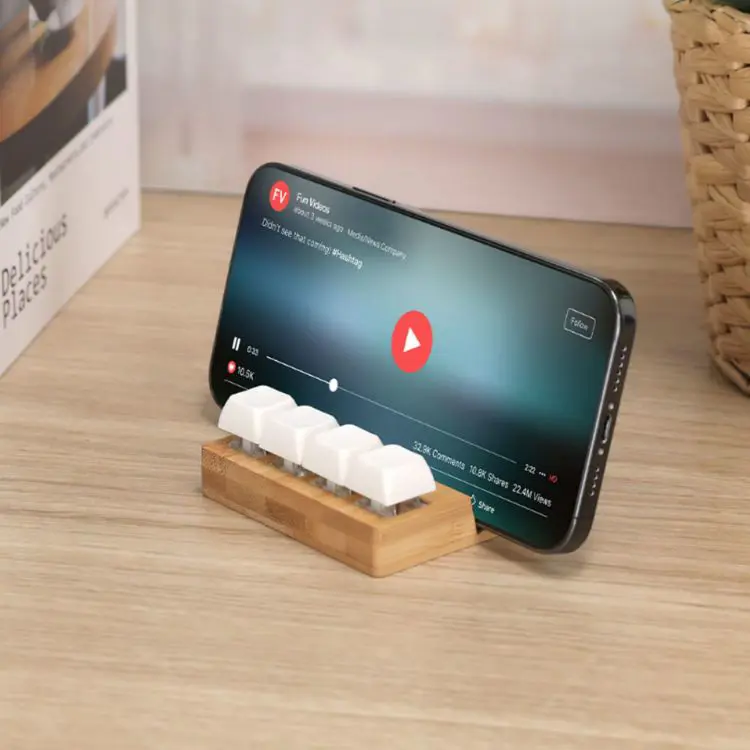 Picture of Bamboo Stand Keyboard Stress Reliever