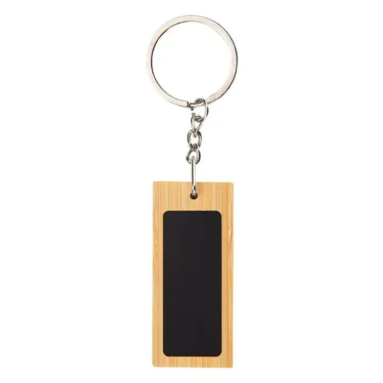 Picture of Mirage Rectangular Bamboo Keyring
