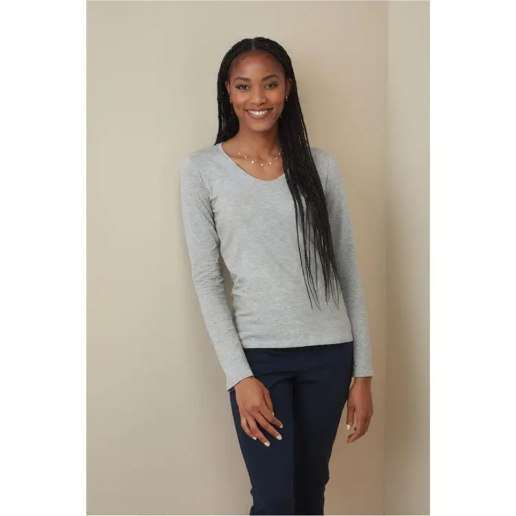Picture of Women's Claire V-neck Long Sleeve