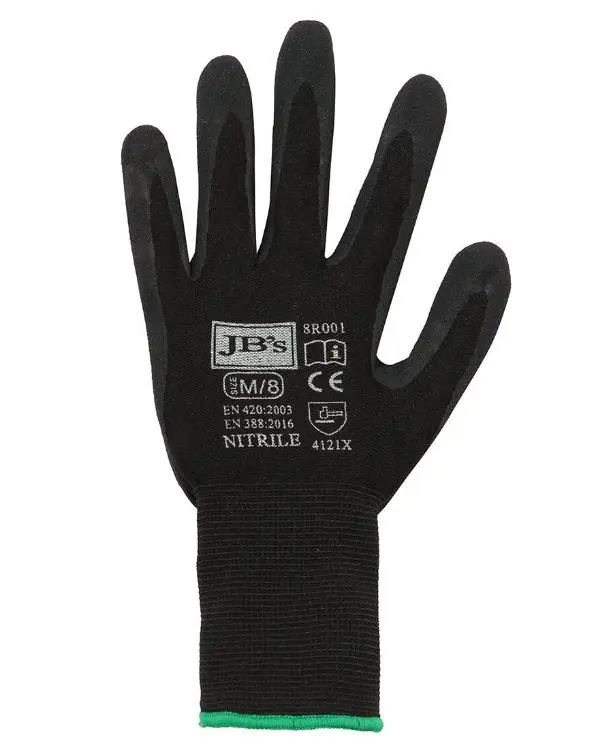 Picture of JB's Black Nitrile Breathable Glove (12 Pk)