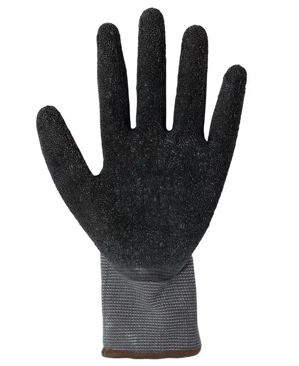 Picture of JB's Steeler Crinkle Latex Glove (12 Pk) Grey/Black