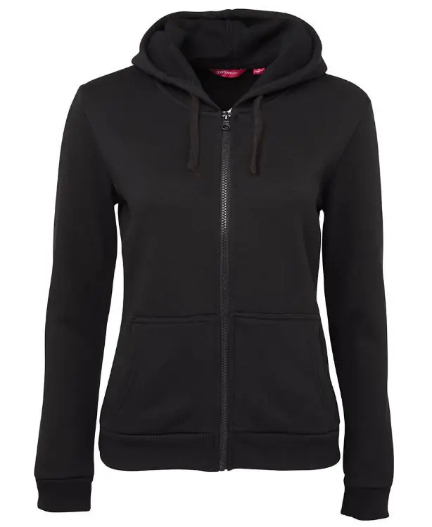 Picture of JB's Ladies P/C Full Zip Hoodie Black
