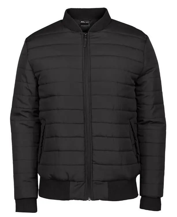 Picture of JB's Puffer Bomber Jacket Black