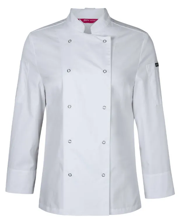 Picture of JB's Ladies L/S Snap Button Chefs Jacket