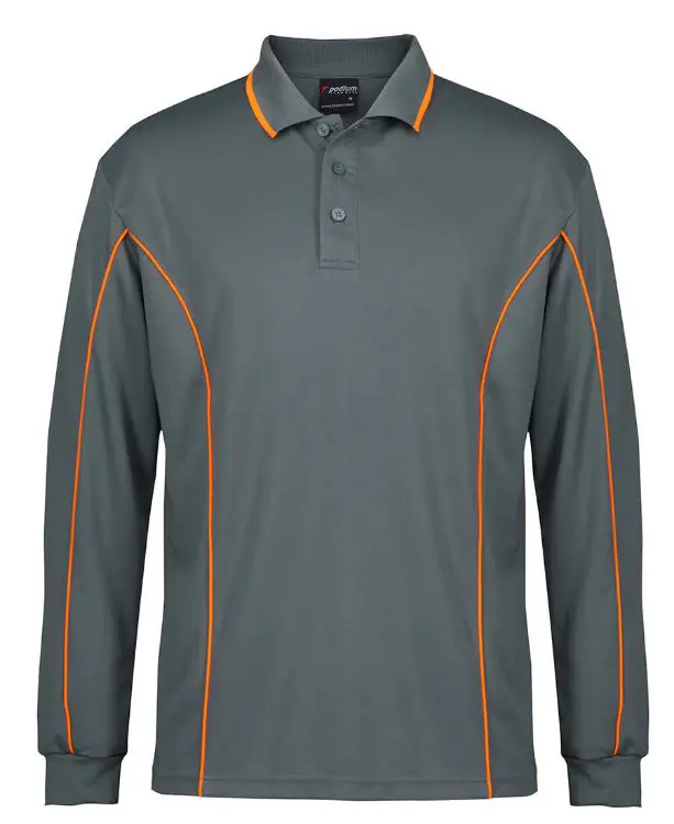 Picture of Podium L/S Piping Polo