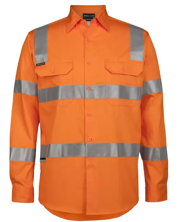 Picture of JB's Hv (D+N) L/S 150 G Vic Rail W/Shirt Orange