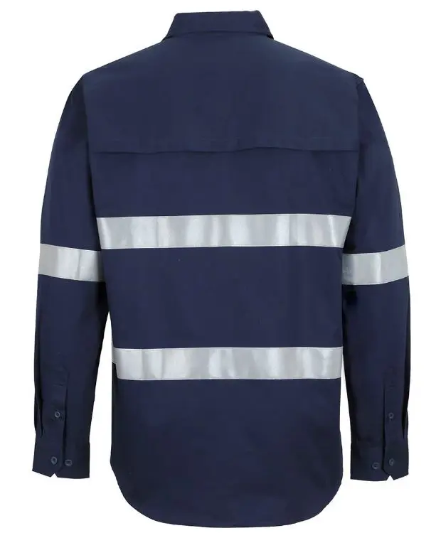 Picture of JB's Close Front L/S 150 G W/Shirt Reflective Tape Navy