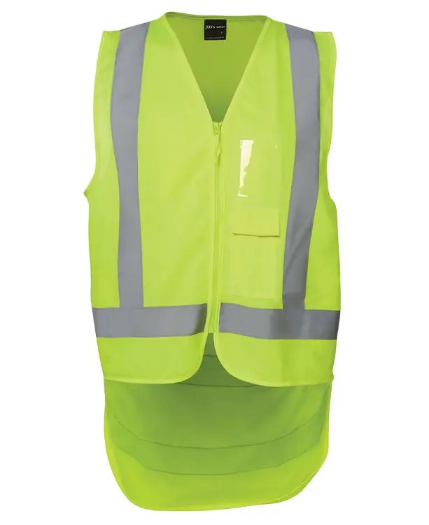 Picture of JB's Hv Zip Drop Tail H Pattern (D+N) Vest Lime