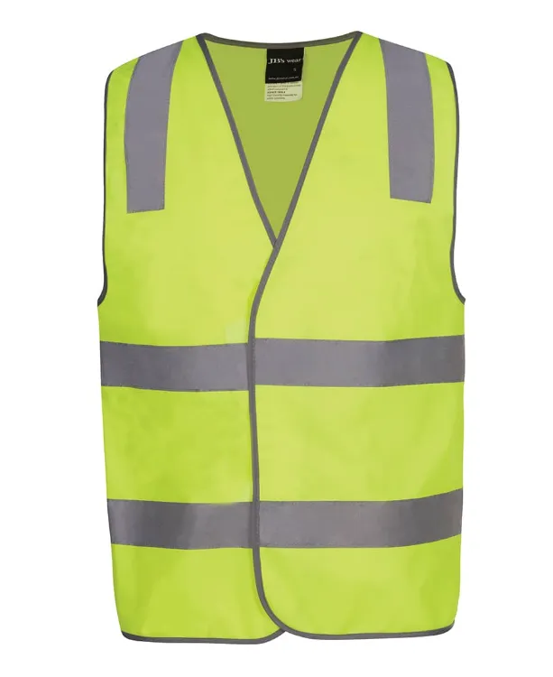 Picture of JB's Hv (D+N) Safety Vest Print Visitor Lime