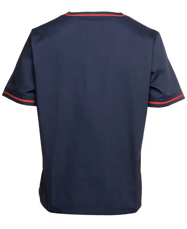 Picture of JB's Contrast Unisex Scrubs Top Navy/